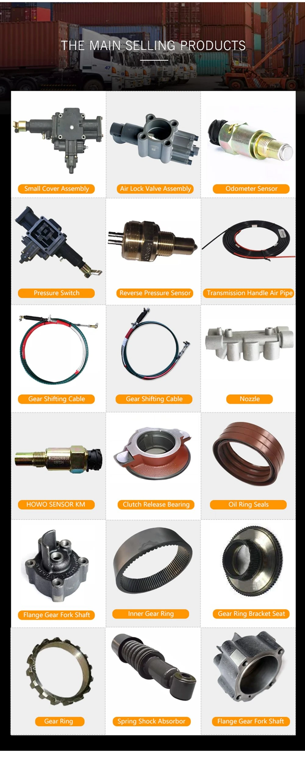 Sinotruk HOWO A7 Hw19710090608/Hw15710091232/Hw19710 /Hw19712 Transmission Az9003070105 Oil Ring Seals Gearbox Parts